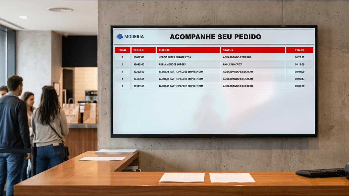 Telão de Acompanhamento de Pedidos para WinThor